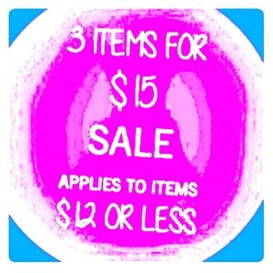 3 for $15 💕 4 for $18 🌷 5 for $20!!!!